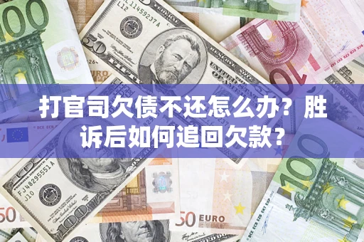 武汉打官司欠债不还怎么办？胜诉后如何追回欠款？