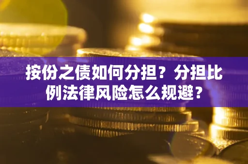 武汉按份之债如何分担？分担比例法律风险怎么规避？