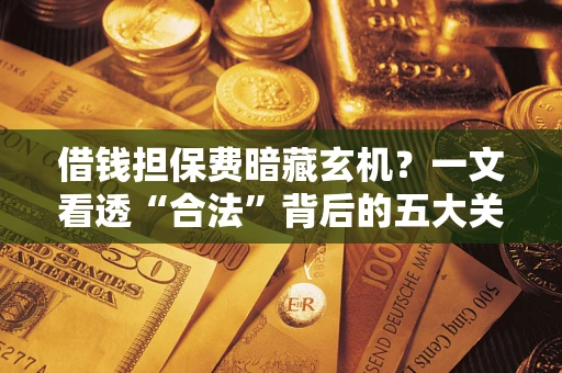 武汉借钱担保费暗藏玄机？一文看透“合法”背后的五大关键陷阱